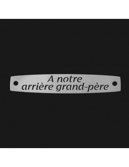 SACHET 5 INTERS INOX "A NOTRE ARRIÈRE GRAND-PÈRE"