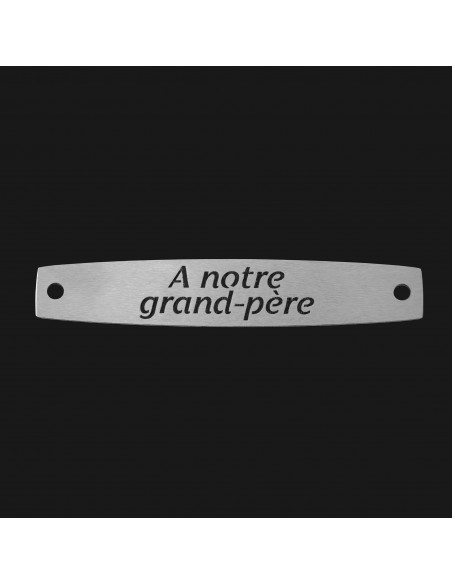 SACHET 5 INTERS INOX "A NOTRE GRAND-PÈRE"