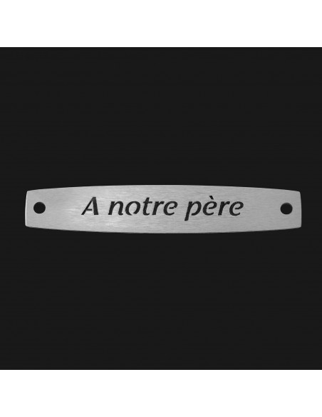 SACHET 5 INTERS INOX "A NOTRE PÈRE"