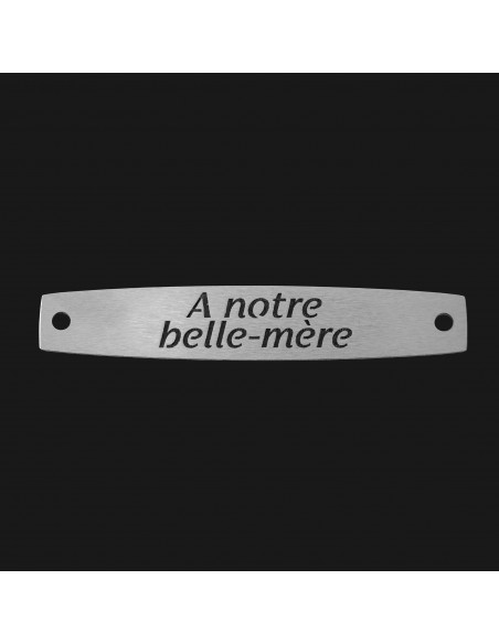 SACHET 5 INTERS INOX "A NOTRE BELLE-MÈRE"
