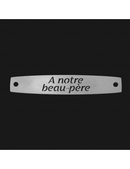 SACHET 5 INTERS INOX "A NOTRE BEAU-PÈRE"