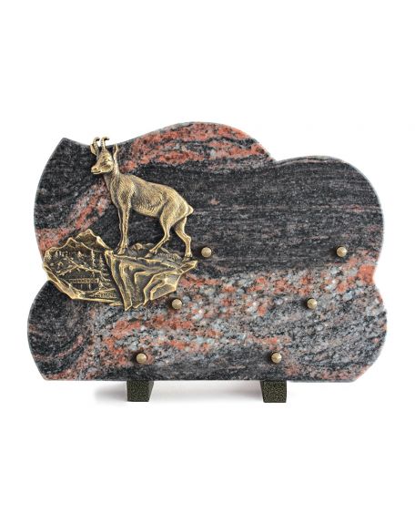 PLAQUE GRANIT 25X35CM ANIMAUX