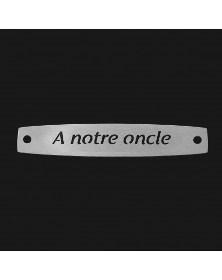 SACHET 5 INTERS INOX "A NOTRE ONCLE"