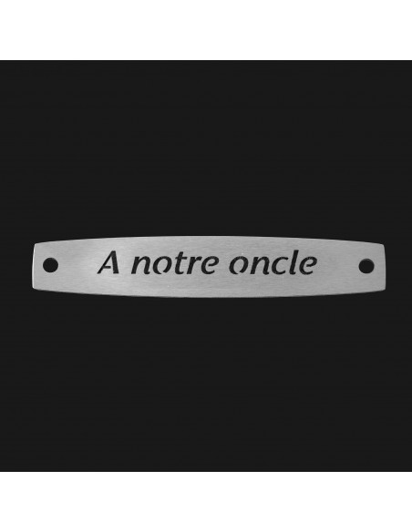 SACHET 5 INTERS INOX "A NOTRE ONCLE"