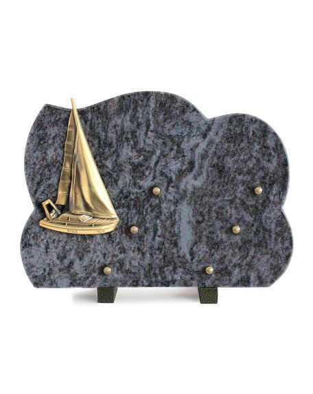 PLAQUE GRANIT 25X35CM MER