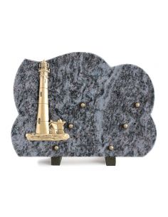 PLAQUE GRANIT 25X35CM MER