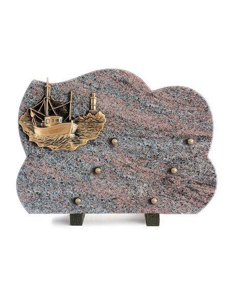 PLAQUE GRANIT 25X35CM MER