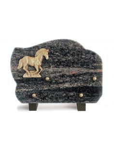 PLAQUE GRANIT 17X25CM ANIMAUX