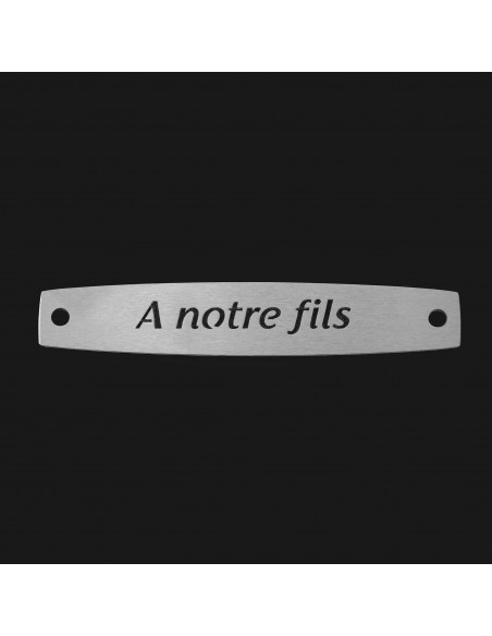 SACHET 5 INTERS INOX "A NOTRE FILS"
