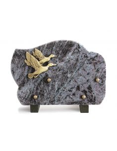 PLAQUE GRANIT 17X25CM CHASSE/PECHE