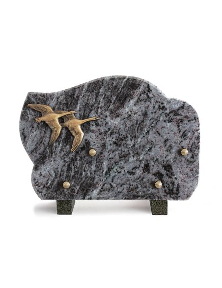 PLAQUE GRANIT 17X25CM CHASSE/PECHE