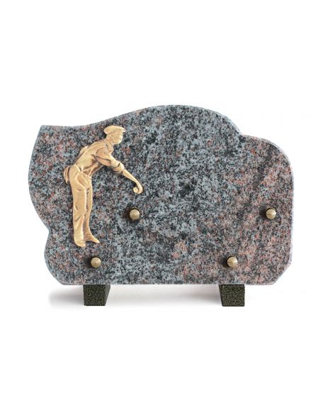 PLAQUE GRANIT 17X25CM SPORTS