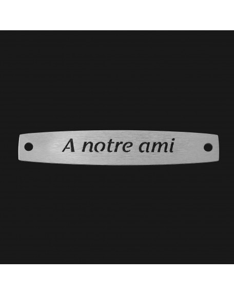 SACHET 5 INTERS INOX "A NOTRE AMI"