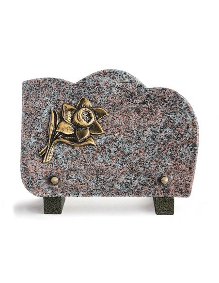 PLAQUE GRANIT VAGUE 15X21CM LOT DE 4