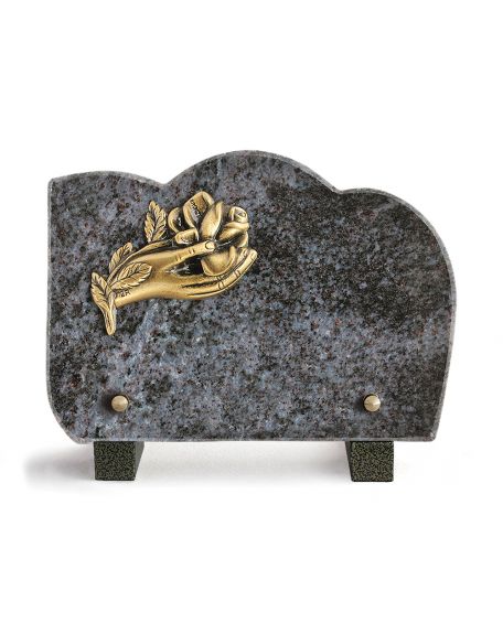 PLAQUE GRANIT VAGUE 15X21CM LOT DE 4