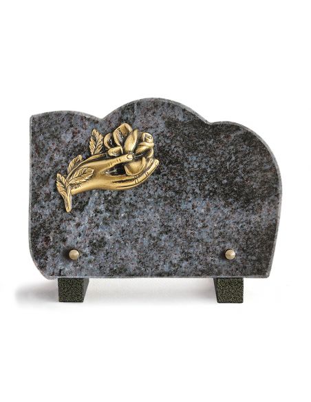 PLAQUE GRANIT VAGUE 15X21CM LOT DE 4