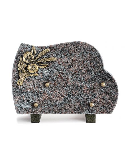PLAQUE GRANIT NUAGE 17X25CM LOT DE 4