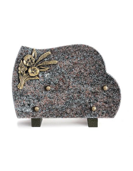 PLAQUE GRANIT NUAGE 17X25CM LOT DE 4