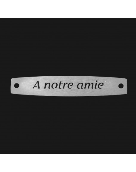 SACHET 5 INTERS INOX "A NOTRE AMIE"