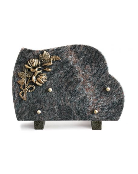 PLAQUE GRANIT NUAGE 17X25CM LOT DE 4