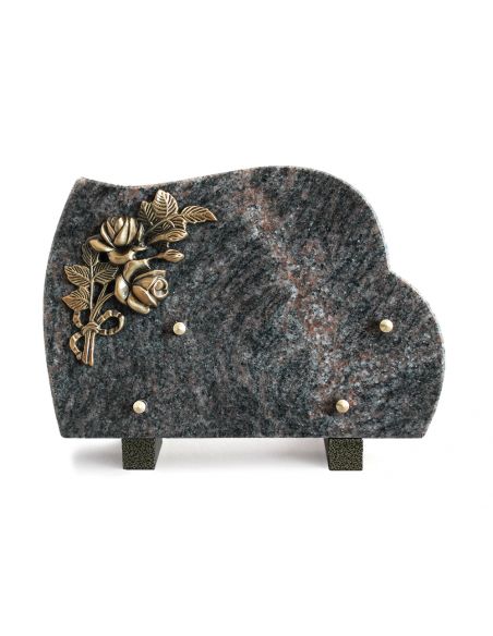 PLAQUE GRANIT NUAGE 17X25CM LOT DE 4