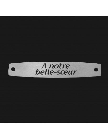 SACHET 5 INTERS INOX "A NOTRE BELLE-SOEUR"