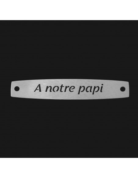 SACHET 5 INTERS INOX "A NOTRE PAPI"