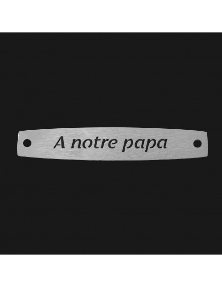 SACHET 5 INTERS INOX "A NOTRE PAPA"