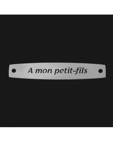 SACHET 5 INTERS INOX "A MON PETIT-FILS"