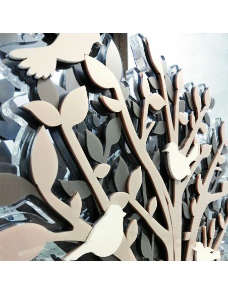 PLAQUE ALTU 32X38CM ARBRE & NUAGE TEXTE