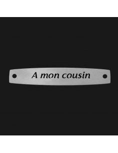 SACHET 5 INTERS INOX "A MON COUSIN"