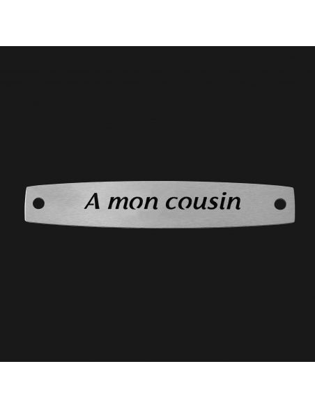 SACHET 5 INTERS INOX "A MON COUSIN"