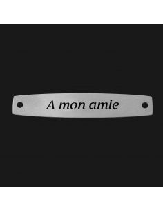 SACHET 5 INTERS INOX "A MON AMIE"