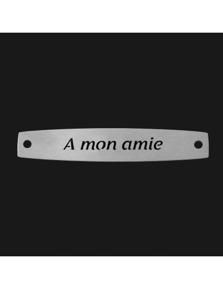 SACHET 5 INTERS INOX "A MON AMIE"