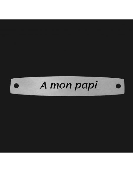 SACHET 5 INTERS INOX "A MON PAPI"