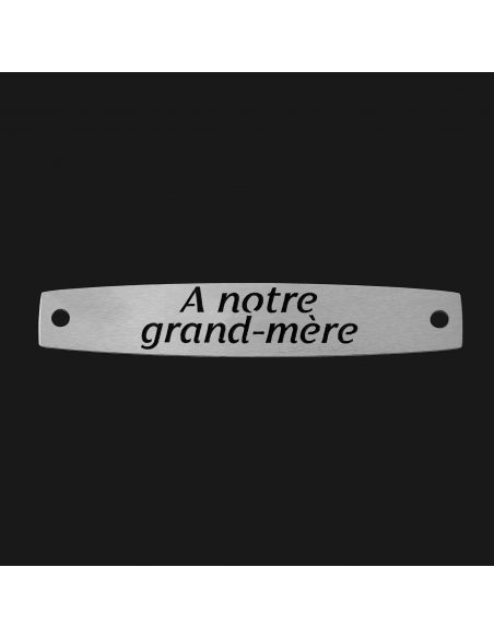 SACHET 5 INTERS INOX "A NOTRE GRAND-MÈRE"