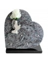 PLAQUE GRANIT COEUR 30X30 SOLIFLORE COLOMBE