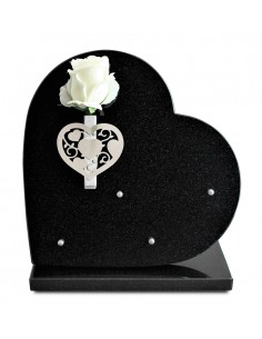 PLAQUE GRANIT COEUR 30X30...