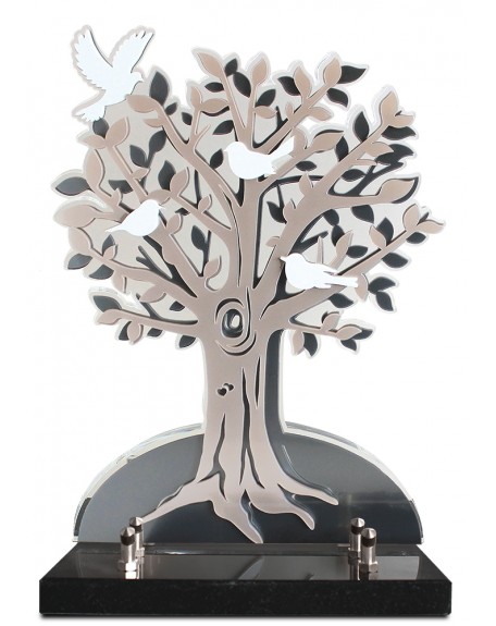 PLAQUE ALTU ARBRE 3 EPAISSEURS 2 INTERS 31,5X23CM