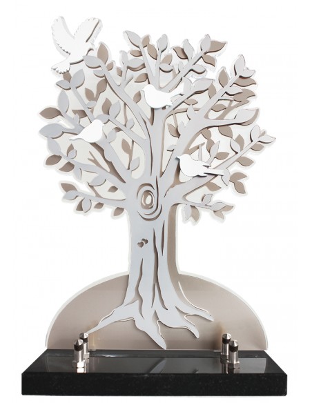 PLAQUE ALTU ARBRE 3 EPAISSEURS 2 INTERS 31,5X23CM