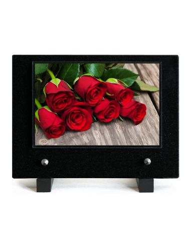 PLAQUE IMPRIMEE 15X21 FLEURS