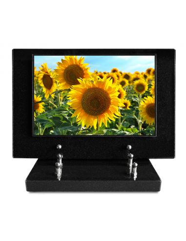 PLAQUE IMPRIMEE S/SOCLE 20X30 FLEURS