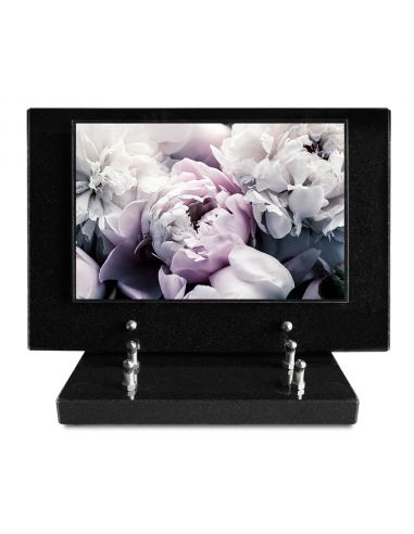 PLAQUE IMPRIMEE S/SOCLE 20X30 FLEURS