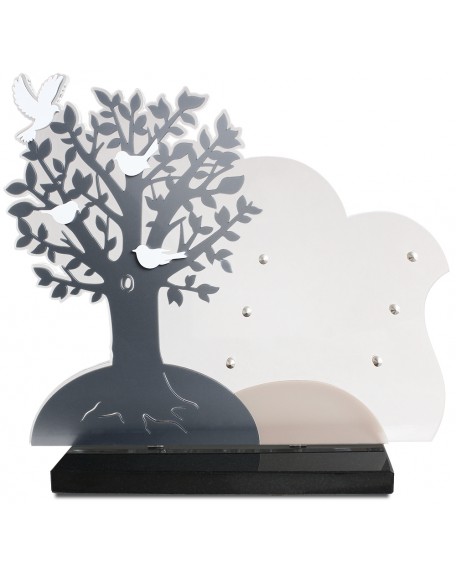 PLAQUE ALTU ARBRE 2 EPAISSEURS 3 INTERS 31,5X38CM