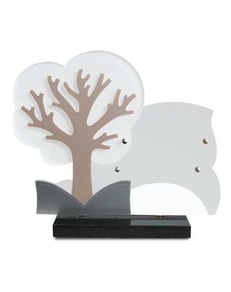 PLAQUE ALTU ARBRE SABLE 1 INTER 26X33CM