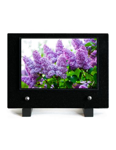 PLAQUE IMPRIMEE 15X21 FLEURS