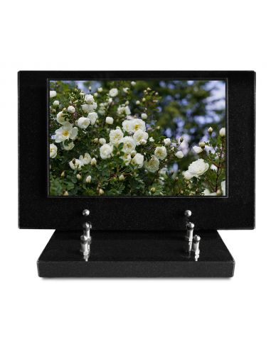 PLAQUE IMPRIMEE S/SOCLE 20X30 FLEURS