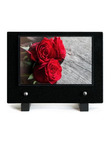 PLAQUE IMPRIMEE 15X21 FLEURS