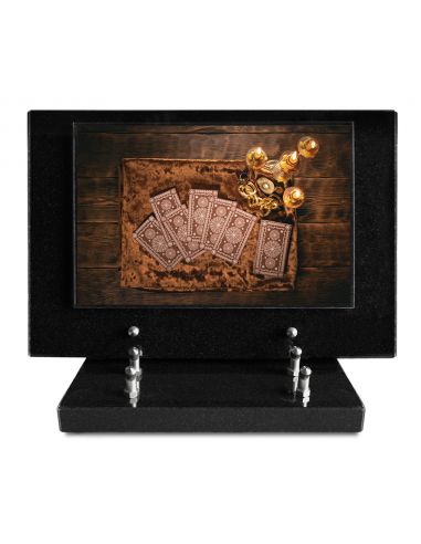 PLAQUE IMPRIMEE S/SOCLE 20X30 GENS/VOYAGE