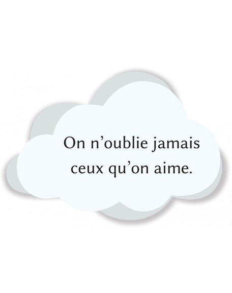 PLAQUE ALTU 32X38CM ARBRE & NUAGE TEXTE